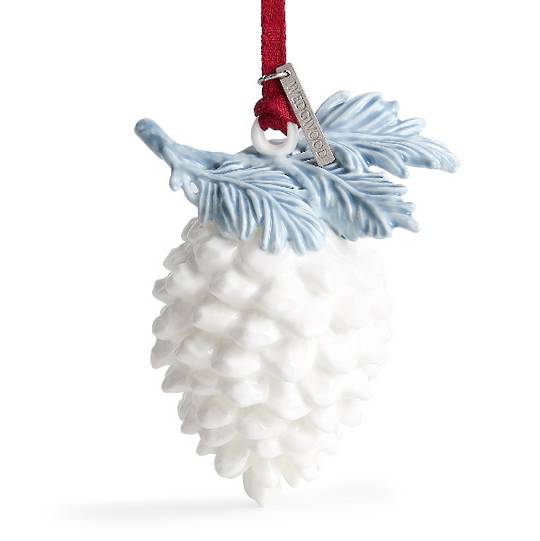 INDENT - Wedgwood Xmas Prosperity Ornament, Pinecone, Glazed 2026